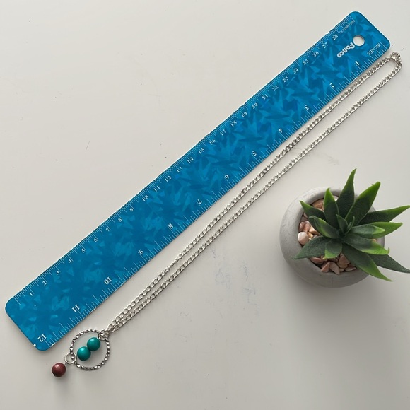 2 for $29 / wooden bead hanging hoop necklace - Picture 7 of 7
